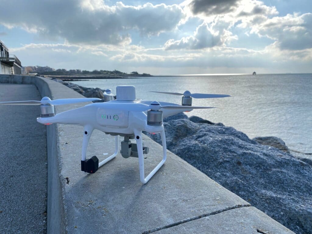INTERVENTION D’ORTHOPHOTOGRAPHIE pour la surveillance du trait de côte par Drone.